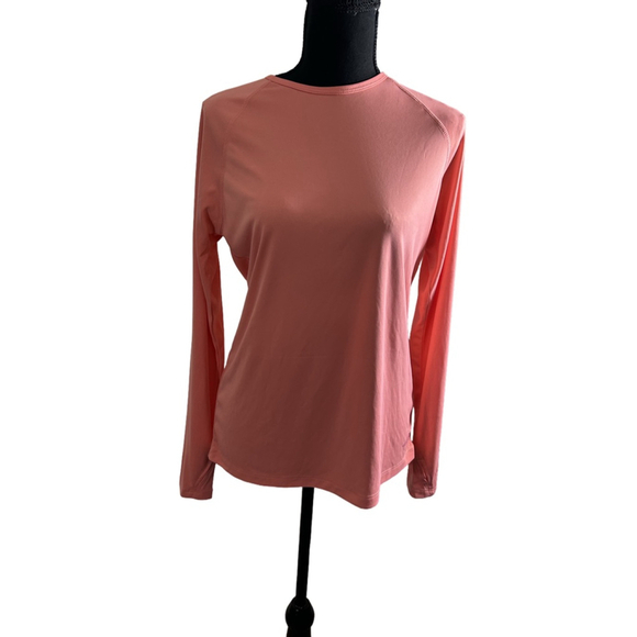 NWOT Women's Reel Life Long Sleeve Shirt Size M Salmon Rose - Picture 1 of 7